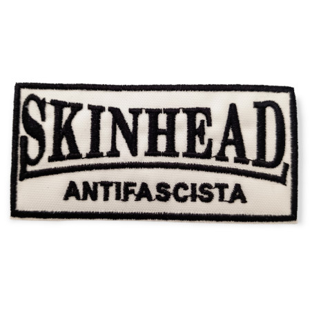 White Antifascist Skinhead Patch
