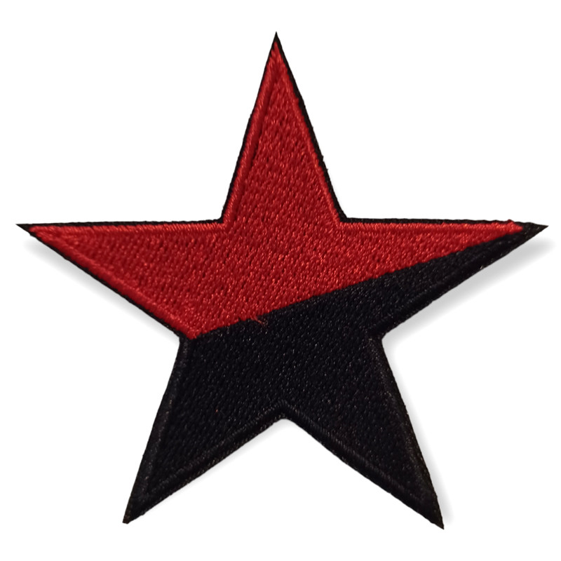 Red and Black Star Patch