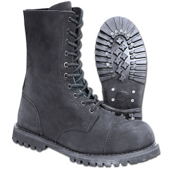 Polished leather boots Nobuk