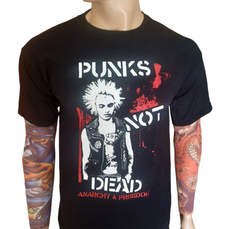 T-shirt Punks not dead