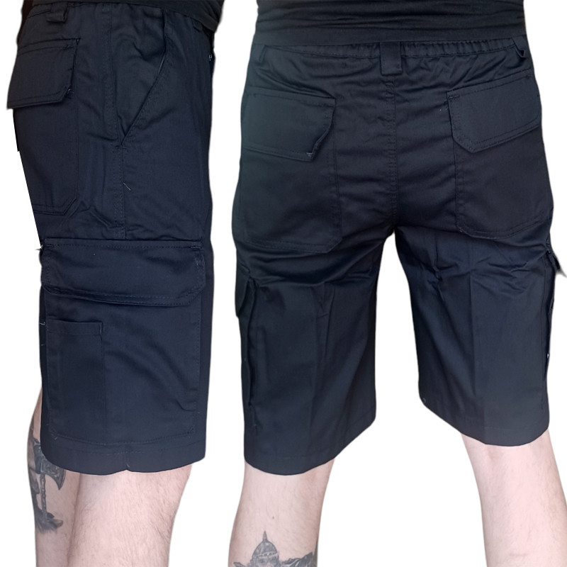 Bermuda shorts with black pockets