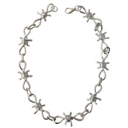 Punk barbed wire collar