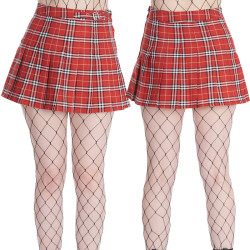 Red Scottish Miniskirt