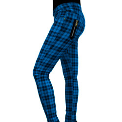 Blue Scottish women's trousers