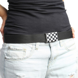 Fabric belt with Ska buckle