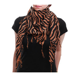 Palestinian zebra scarf