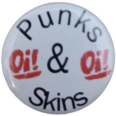 Punks & Skins Badge