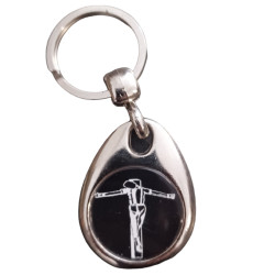 Crucified Skinhead Keychain