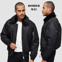 Bomber MA2 with hair