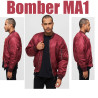 Bomber MA1 Burgundy