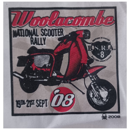 Woolacombe Scooter Rally Patch 2008