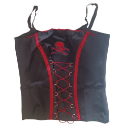 Pirate skull corset