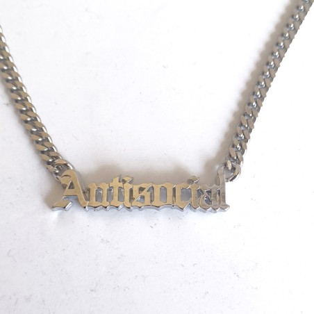 Colgante Antisocial con cadena