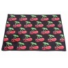 Cherry skull bath mat