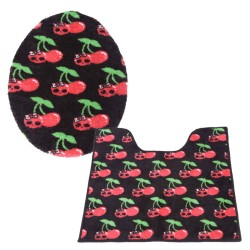 Cherry skulls bath set