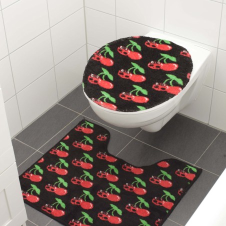Cherry skulls bath set