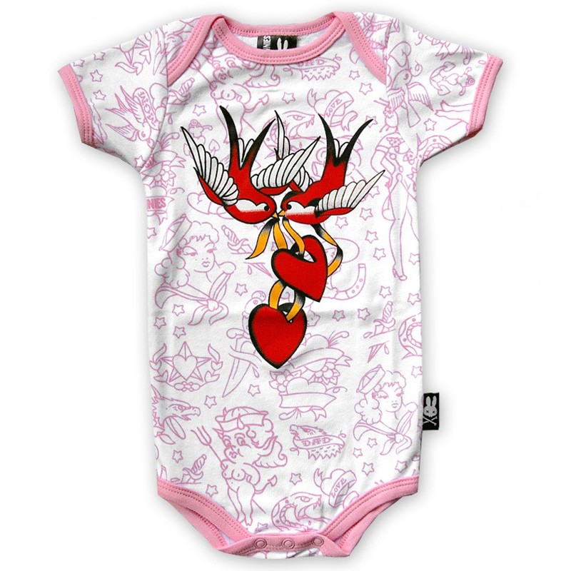 Baby Bodysuit Tattoo style