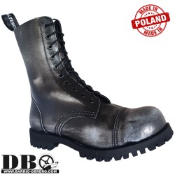 White Rub Off Altercore Boots