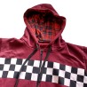 Ska sweatshirt with wine zipper