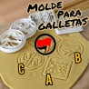 Molde para galletas Antifa Antinazi