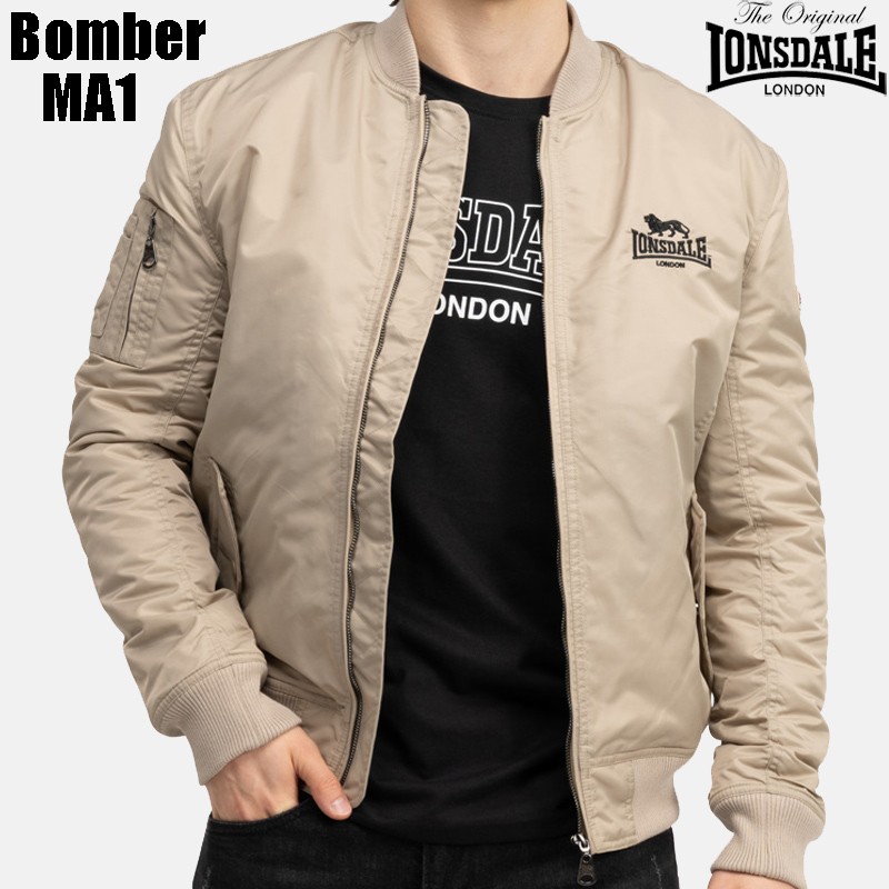 Cazadora Bomber MA1 Lonsdale