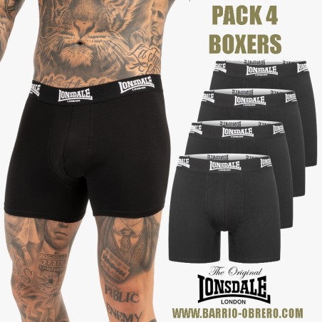 Pack 4 boxers Lonsdale London