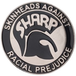 Anti-racist SHARP Skinheads belt buckle