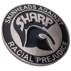 Anti-racist SHARP Skinheads belt buckle