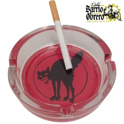 Medium Ashtray Bristly Cat