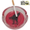 Medium Ashtray Bristly Cat