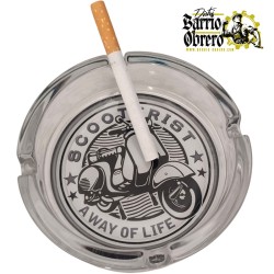 Scooterist Medium Ashtray
