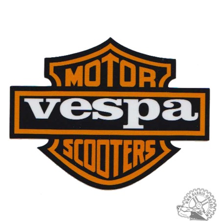 Adhesivo vinilo Motor Vespa Scooters