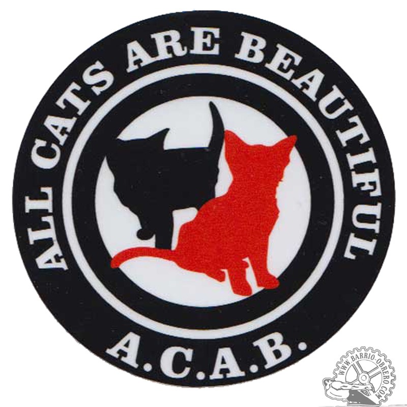 Adhesivo vinilo All Cats Are Beatiful