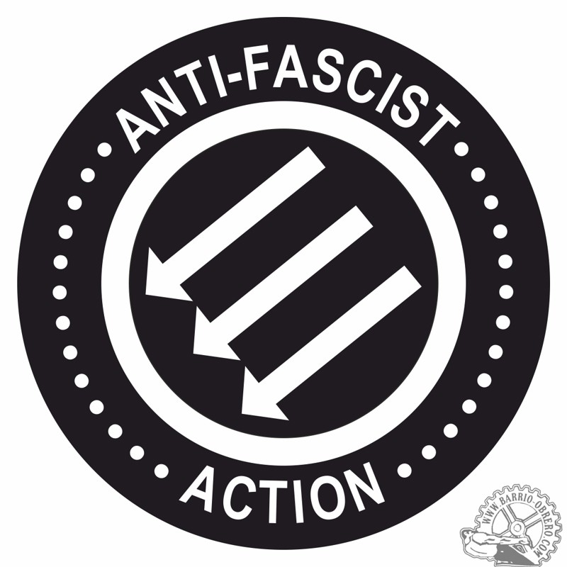 Adhesivo vinilo Anti-fascist Action