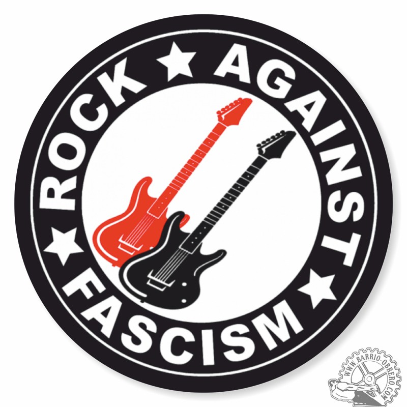 Adhesivo vinilo Rock against fascism