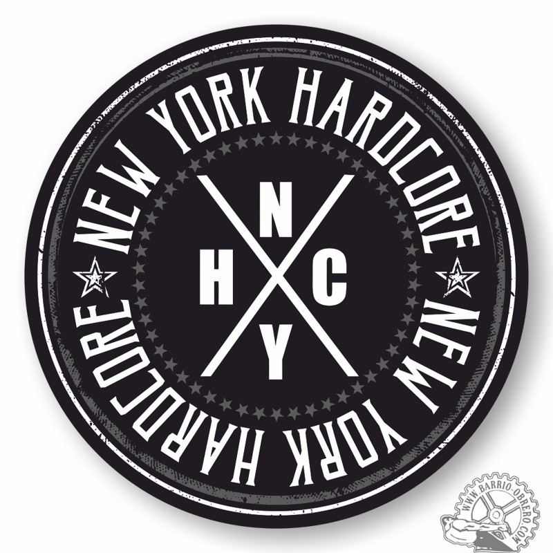 Adhesivo vinilo New York Hardcore