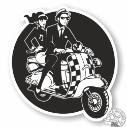 Ska 2 Tone scooter vinyl...