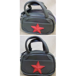 Red star gym bag purse