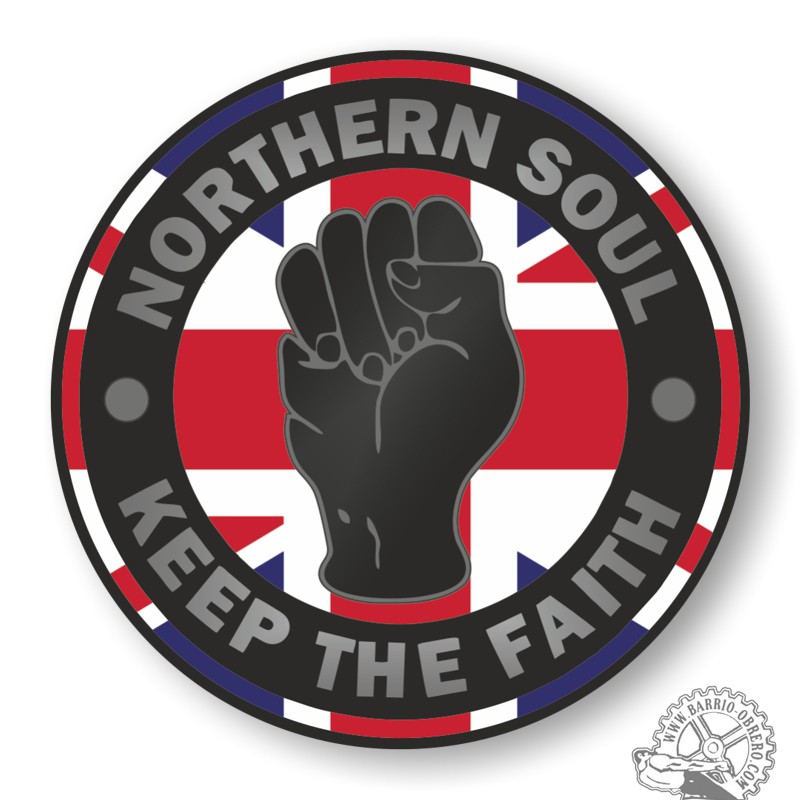 Northern Soul Keep the Faith vinyl adhesive