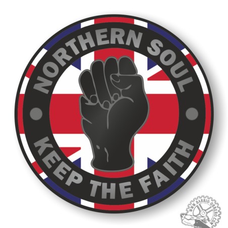 Northern Soul Keep the Faith vinyl adhesive