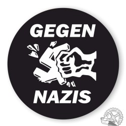 Gegen Nazi vinyl adhesive