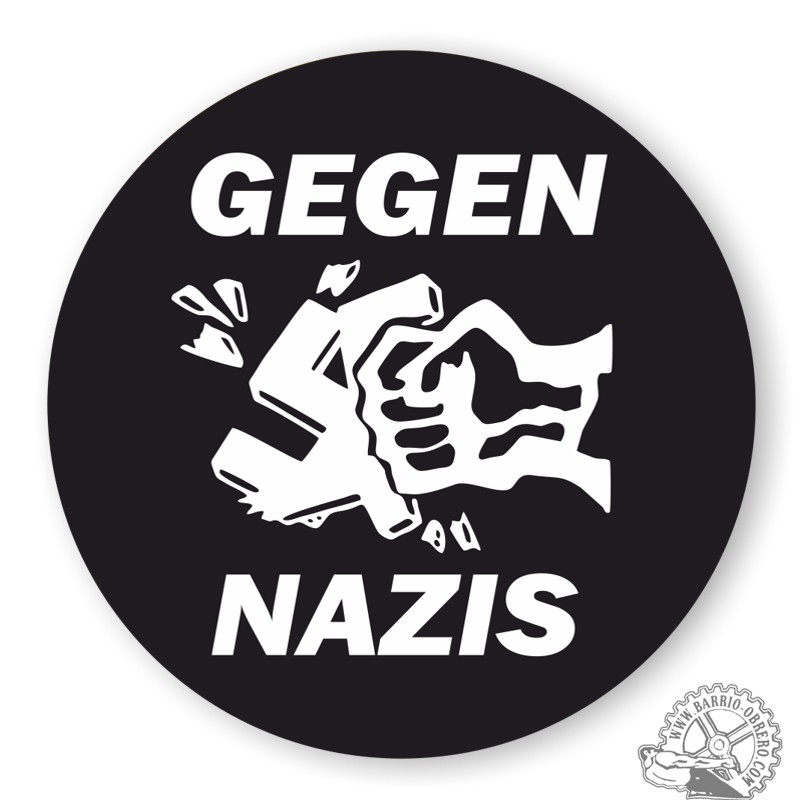 Gegen Nazi vinyl adhesive