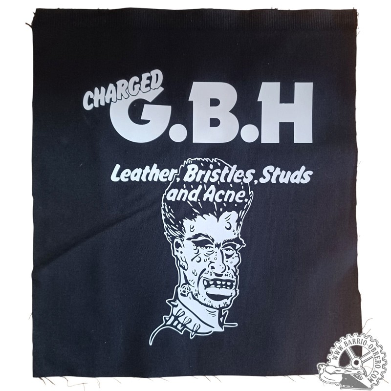 GBH leather bristles back patch