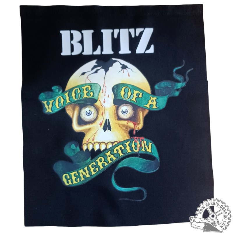 Parche espalda Blitz voice of a generation