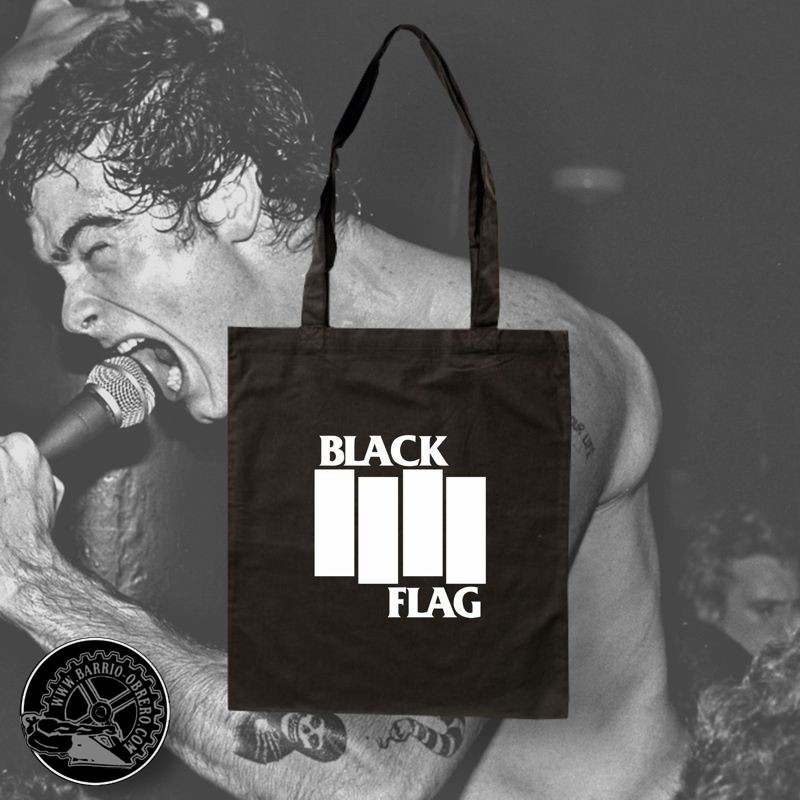 Bolso tote bag Black Flag