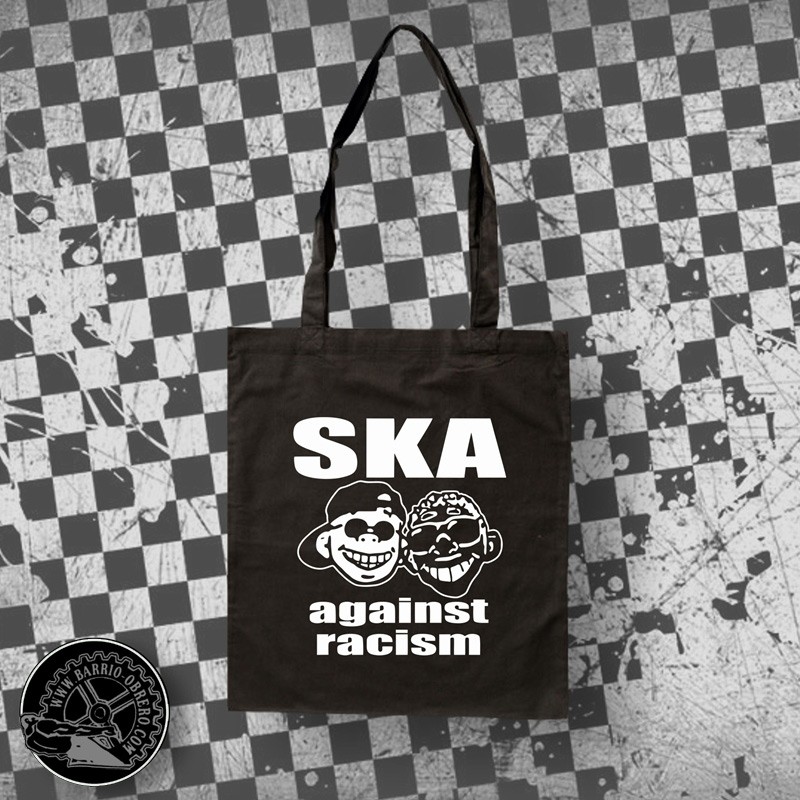Bolso tote bag Ska against racism