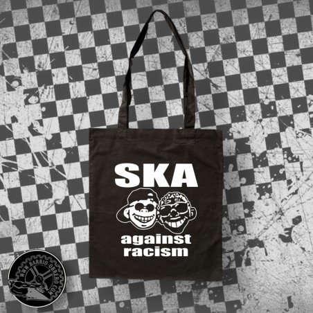 Ska against racism tote bag
