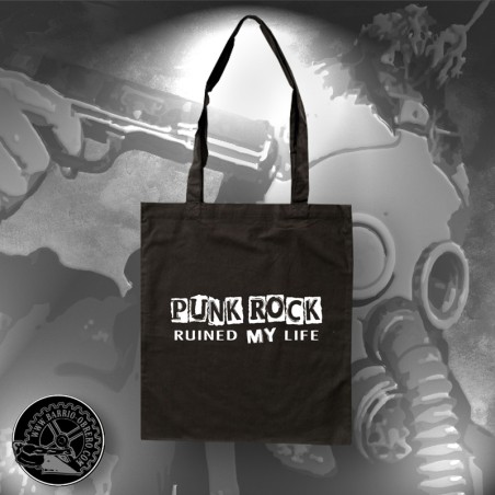 Punk Rock ruined my life tote bag