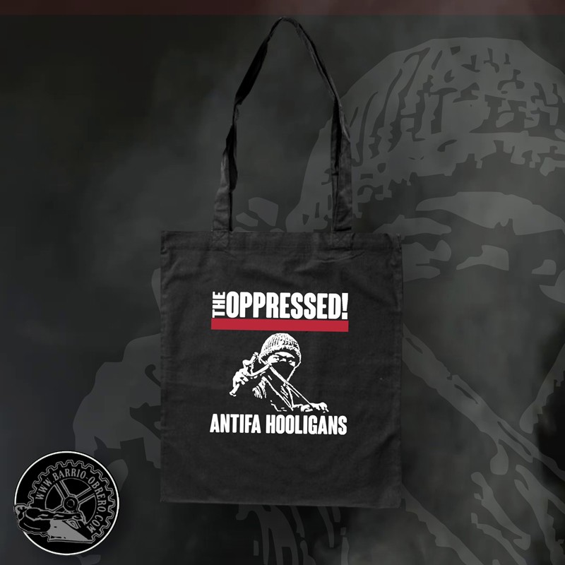 The Oppressed antifa hooligans tote bag