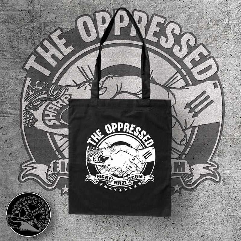 Bolso tote bag The Oppressed fight nazi scum
